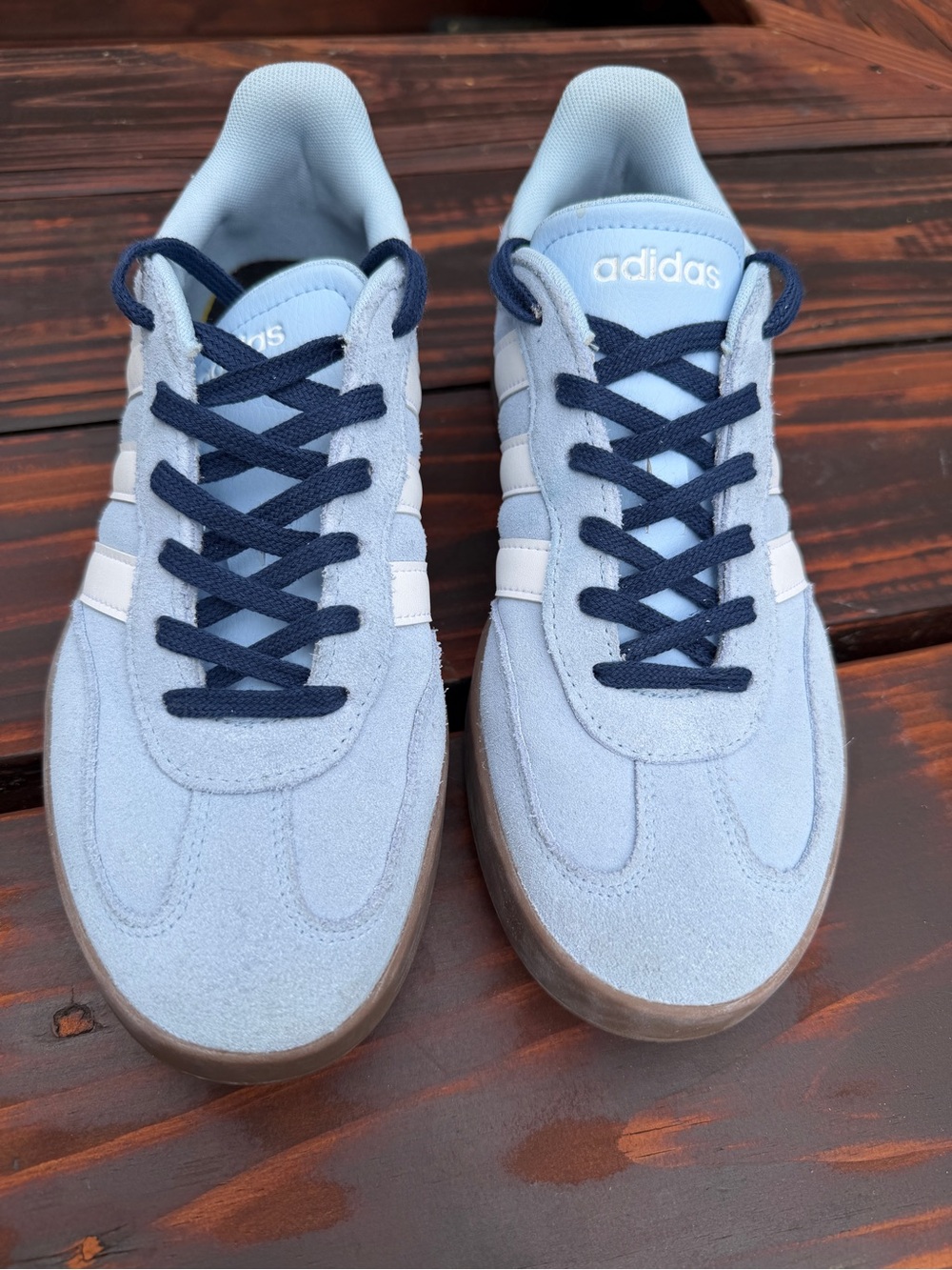 Adidas Barreda Light Blue Suede Sneakers 9.5M/11W